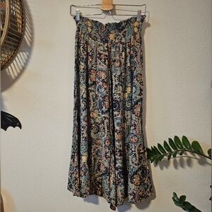 Wide Leg Paisley Festival Pants
